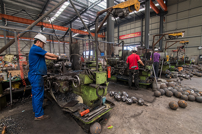 乐山网架配件车间